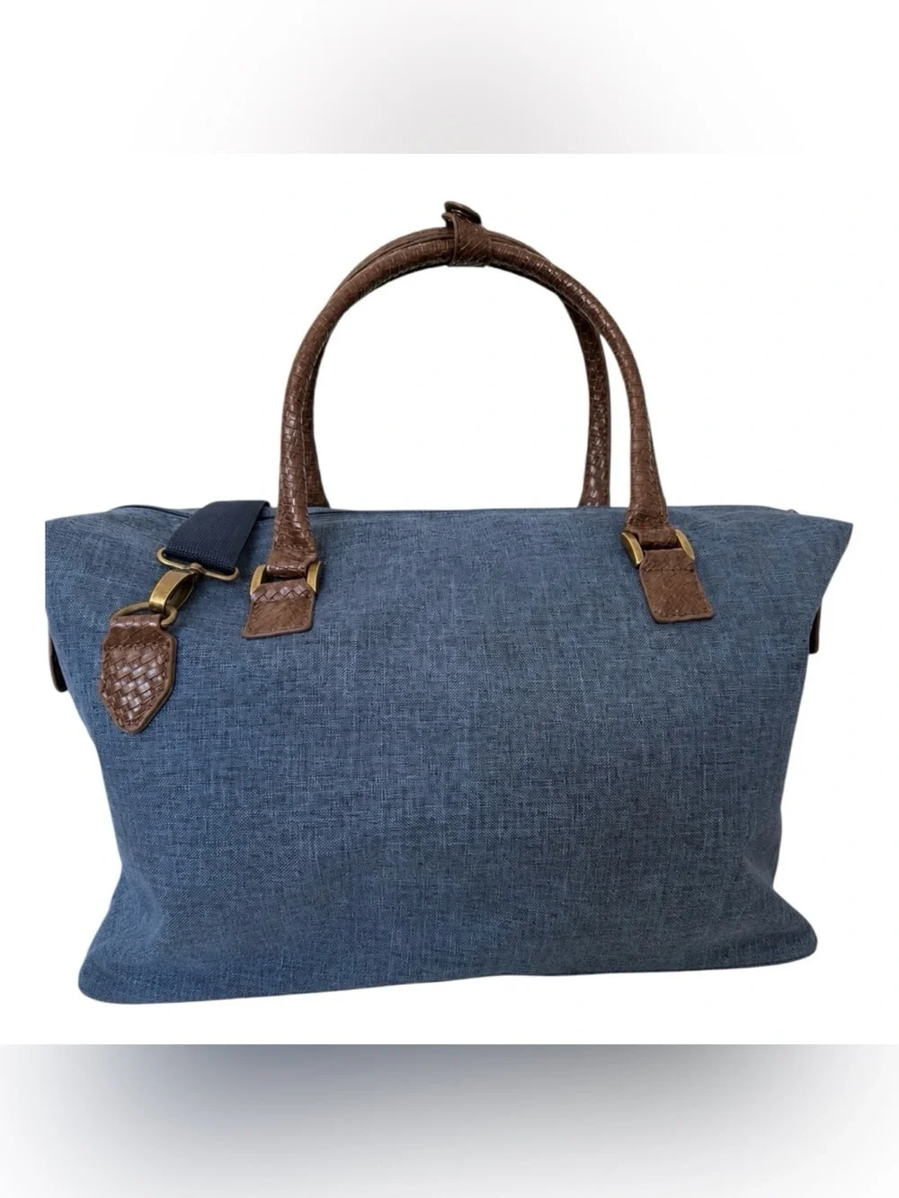 Tommy Bahama Canvas Travel Bag Weekend Tote Duffel Bag